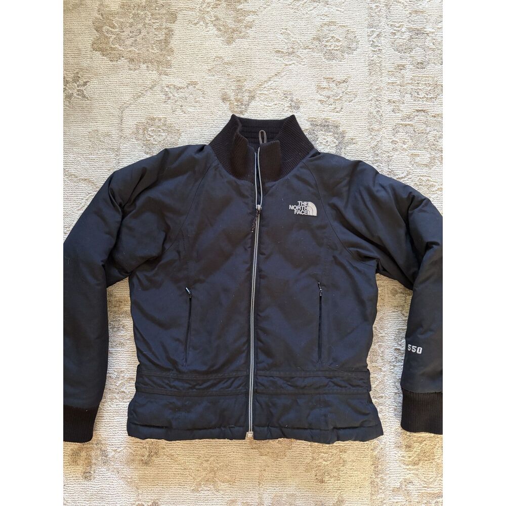 The North Face Black Moto Bomber Down 550-fill down insulation Jacket